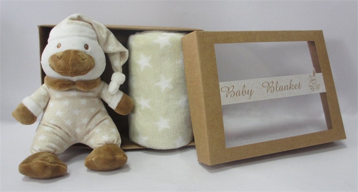   | Plush Duck in the box sand